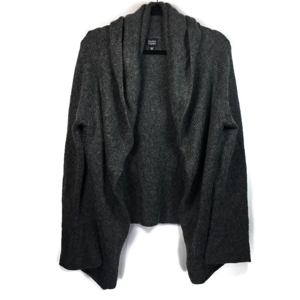 Eileen Fisher hooded cardigan sweater